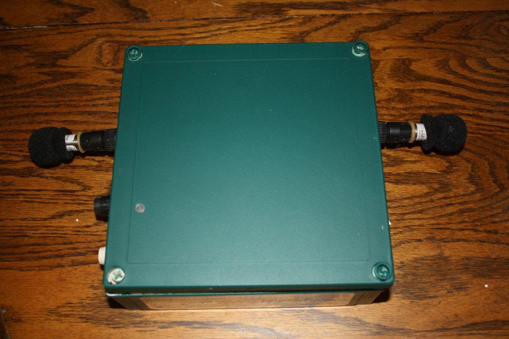 Frog logger with 2 microphones